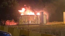 Hatay'da Konteyner Yangını