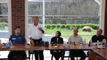 Düzce'de Kaymakam Şeyma Şendur'a Veda Yemeği