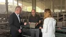 Bayburt'ta Tuğla Fabrikasında Denetim Yapıldı