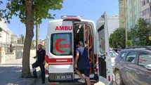 Motosikletin devrildiği kazada sürücü yaralandı
