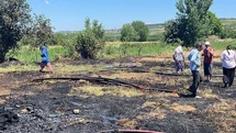 Bursa İnegöl'de Anız Yangını