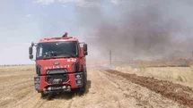 Mardin'de Anız Yangını Kontrol Altına Alındı