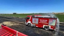 Bandırma’da anız ve ekili alanda çıkan yangın söndürüldü