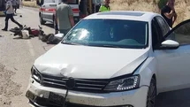 Amasya'da Motosiklet Kazası