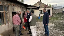 Diyadin’de Yağış Sonrası İncelemeler Yapıldı