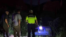 Freni patlayan araç bahçeye uçtu, sürücü yaralandı