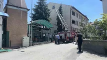 Kütahya’da ağaca takılan serçe itfaiye ekiplerince kurtarıldı