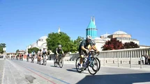Konya'da Granfondo Bisiklet Yarışı Heyecanı