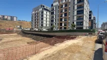 Bursa'da İstinat Duvarı Çöktü