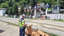 Saatte 70 kilometreyi aşan ahşap araca el konuldu