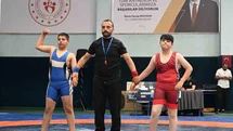 Erzurum'da Minikler Güreş Seçmeleri
