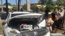 Çamlıbel'de Kaza! Süratle Gelen Araç Takla Attı