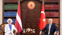 TBMM Başkanı Kurtulmuş Letonya ile Görüştü