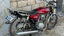 Park halindeki motosiklet çalındı