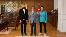 Kastamonu'da Dünya İkincisi Sporcuya Tebrik Ziyareti