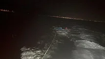 Balıkesir'de Arızalanan Tekne Kurtarıldı