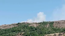 Elazığ Palu'da Arazi Yangını