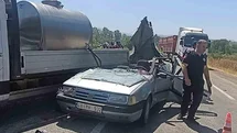 Çanakkale'de Trafik Kazası Sonucu 4 Yaralı