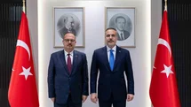 Hakan Fidan, Ankara Valisi Canbolat'ı Karşıladı