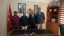 Başsavcı Ahmet Çelikkol’dan Tarsus Gazeteciler Cemiyetine Veda Ziyareti
