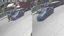 Genç Kadın Aniden Yola Fırladı! Akdeniz Gündoğdu’da Feci Kaza Anı Kamerada