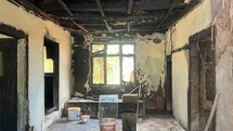 Alevlerin geride bıraktığı acı tablo: Evi yanan acılı baba uzatılacak yardım elini bekliyor