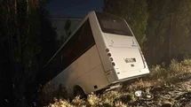 Ankara'da Servis Aracı Devrildi