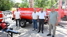 Sarıgöl’de üç mahalleye yangın tankeri desteği