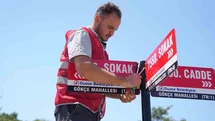 Düzce'de Durak ve Tabela Çalışmaları Tamamlandı