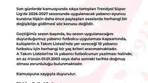 TFF'den Yabancı Kuralı Açıklaması