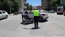 Malatya'da Motosiklet Kazası