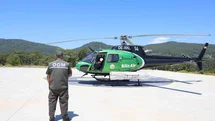 Muğla'da Yangınla Mücadelede Yeni Helikopterler