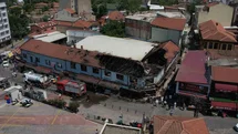 Bursa'da Tarihi Çarşıda Yangın İfadesi