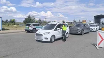 Gaziantep'te Yol Kontrolü Uygulaması
