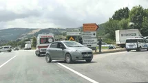 Samsun'da Kontrolden Çıkan Araç Kaza Yaptı