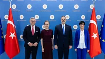 Bakan Fidan, AB Heyetiyle Görüştü
