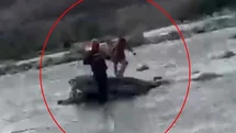 Siirt'te Çocuk Kezer Çayı'nda Mahsur Kaldı