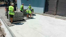 Germencik'te Üstyapı Çalışmaları Başladı