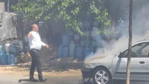 Diyarbakır’da otomobil bomba gibi patladı