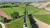 Bayburt İspir Grup Yolu Asfaltlanıyor