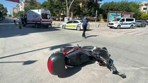 Karaman'da Motosiklet Kazası