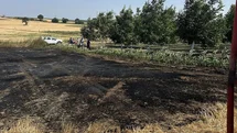 Bandırma'da Anız Yangını Kontrol Altına Alındı