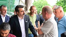 Yıldırım’da mahalle ziyaretleri Samanlı’da devam etti