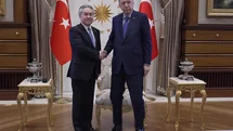 Cumhurbaşkanı Erdoğan Kırgız Bakanı kabul etti