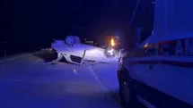 Elazığ'da Takla Atan Araçta 1 Yaralı