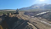 Aydınlar'da Dağcılar İçin Yeni Yol Çalışması