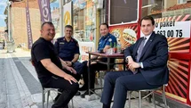 Hisarcık'ta Kaymakam Atam Esnafları Ziyaret Etti