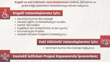 Engelli ve Eski Hükümlü Hibe Desteği Başladı