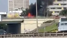 Kartal'da Araç Yangını Meydana Geldi