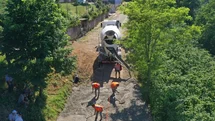 Ordu'da Beton Yol Çalışmaları Başladı